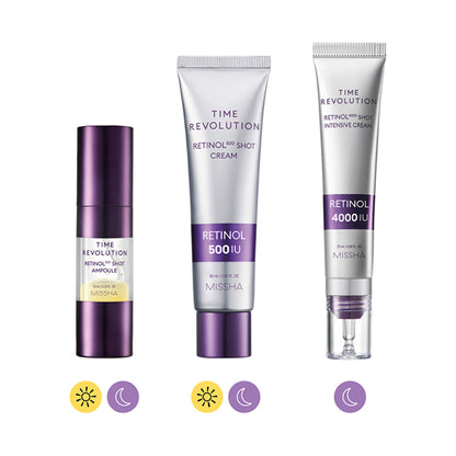 MISSHA Time Revolution Retinol 500 Shot Serum, 10ml