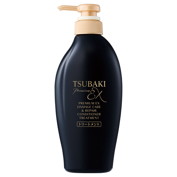 TSUBAKI Premium EX Damage Care & Repair Conditioner, 450ml (Smooth to Ends, Floral Camellia)
