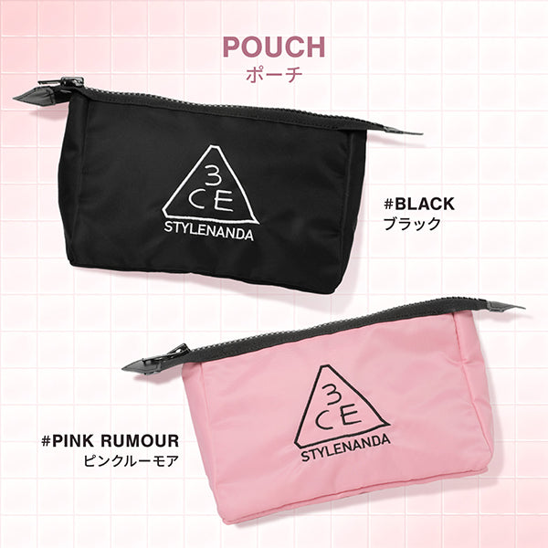 3CE 3CE Pouch, Black, 200mm x 140mm x 110mm