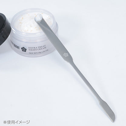 Mary Quant Double End Spatula, Total Length: Approx. 16.2cm