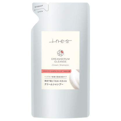 ines Cream Serum Cleanse Refill (White Jasmine & Geranium), 380ml