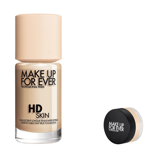 MAKE UP FOREVER HD Skin Foundation Sample Set, 1N10, 30ml+1g