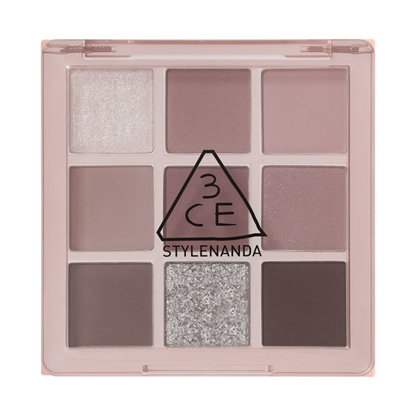 3CE 3CE Multi Eye Color Palette, L Shiny Ash, 8.5g