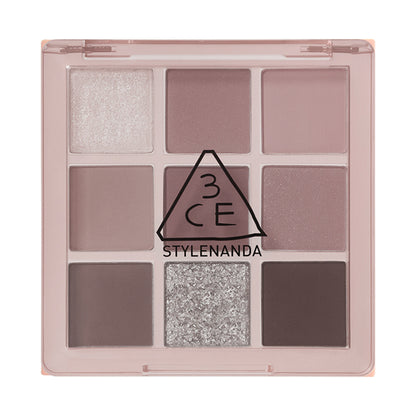 3CE 3CE Multi Eye Color Palette, L Shiny Ash, 8.5g