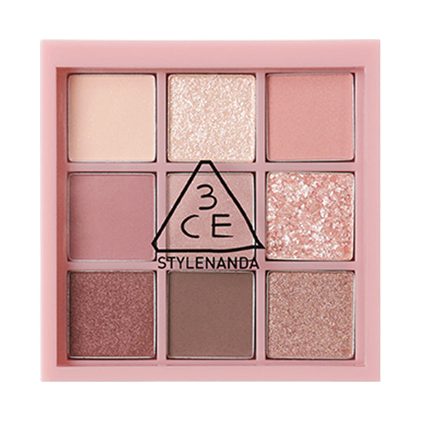 3CE 3CE Multi Eye Color Palette, G Mauve Focus, 8.5g