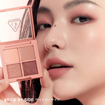 3CE 3CE Mini Multi Eye Color Palette, D Side by Side, 3.2g