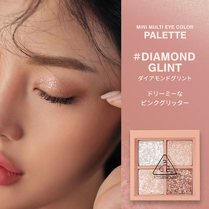 3CE 3CE Mini Multi Eye Color Palette, A Diamond Glint, 3.2g