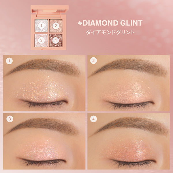 3CE 3CE Mini Multi Eye Color Palette, A Diamond Glint, 3.2g