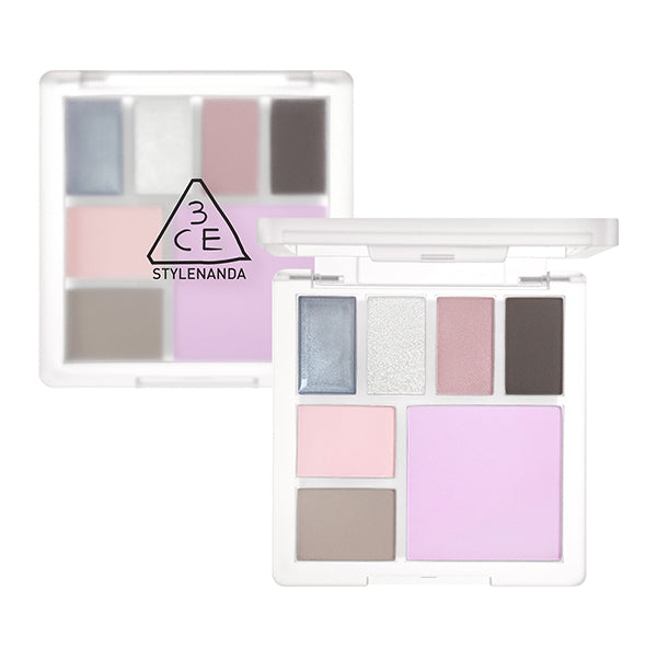 3CE 3CE All-Rounder Face Palette, B Pale Veil, 9.7g