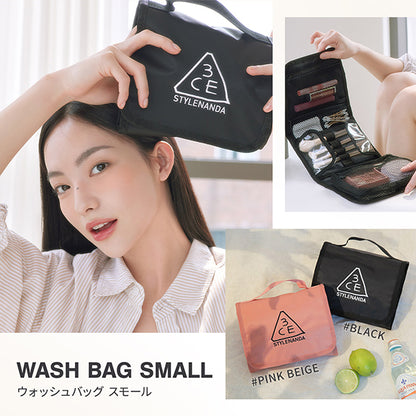 3CE 3CE Wash Bag Small, Pink Beige, 1pc