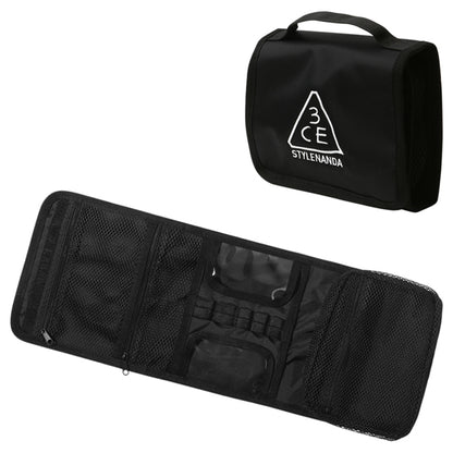 3CE 3CE Wash Bag Small, Black, 1pc