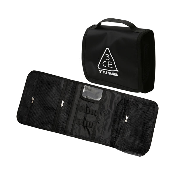 3CE 3CE Wash Bag, Black, 1pc