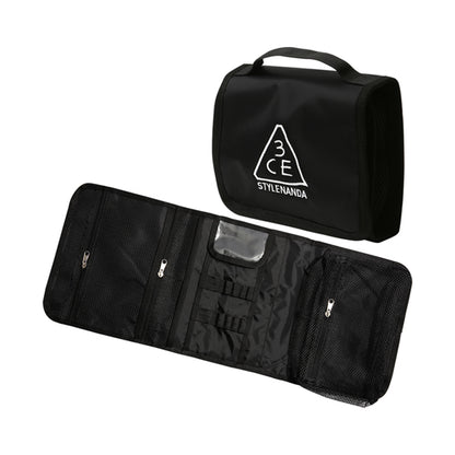 3CE 3CE Wash Bag, Black, 1pc