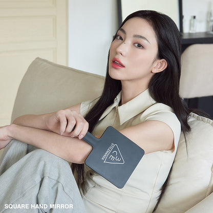3CE 3CE Square Hand Mirror, Pink, 120mm x 217mm
