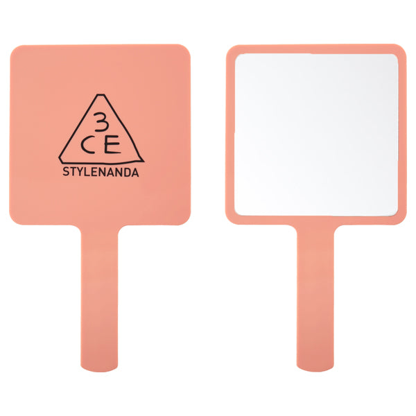 3CE 3CE Square Hand Mirror, Rose Beige, 120mm x 217mm