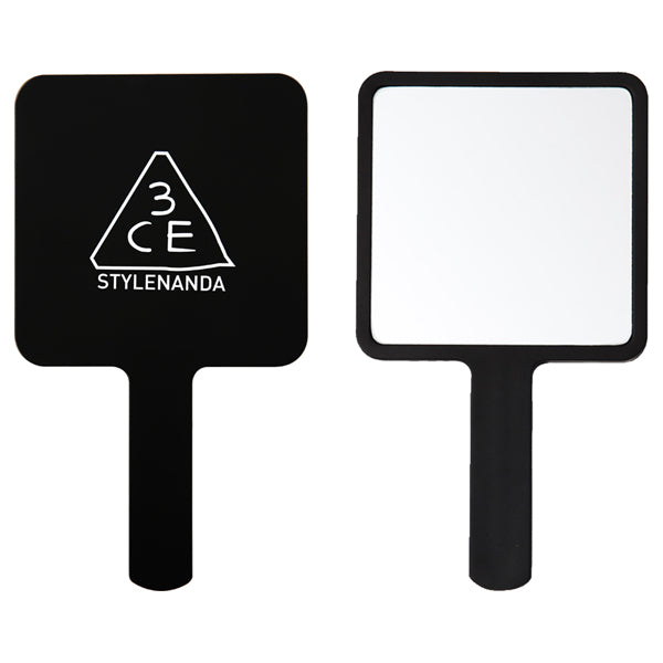 3CE 3CE Square Hand Mirror, Black, 120mm x 217mm