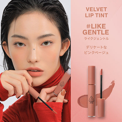 3CE 3CE Velvet Lip Tint, Like Gentle, 4g