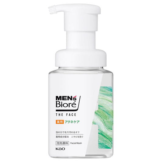 MEN's Biore The Face Medicated Acne Care, 200ml, Refreshing Musk Scent