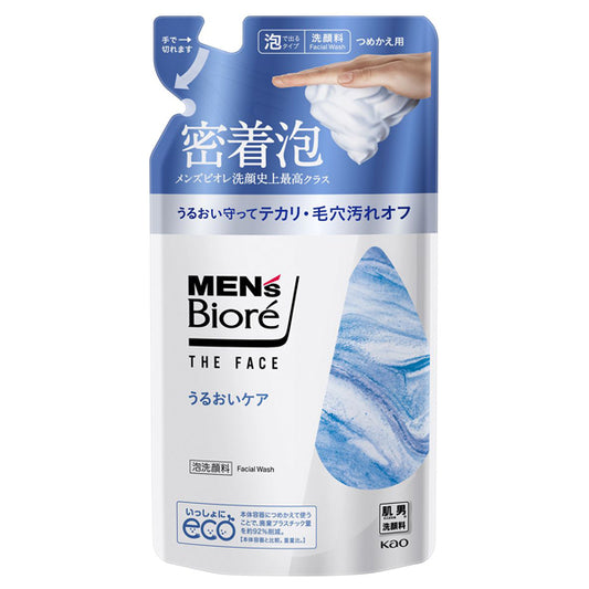 MEN's Biore The Face Moisture Care, Refill, 170ml, Pleasant Musk Scent