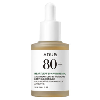Anua Houttuynia cordata 80 Moisture calming ampoule, 30ml, smooth