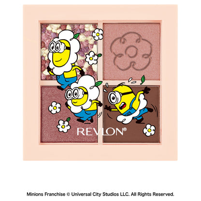 Revlon Dazzle Eyeshadow Quad Minions Edition (104 Rosy Brown)