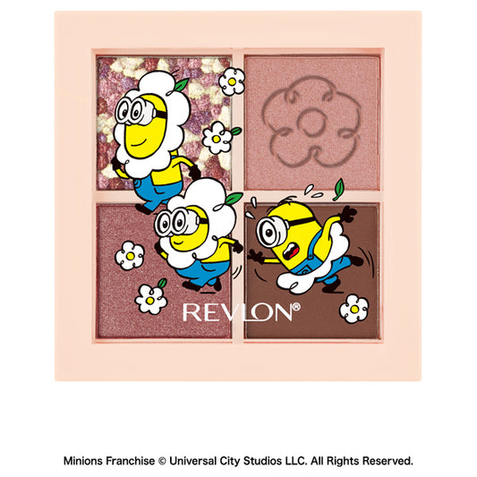 Revlon Dazzle Eyeshadow Quad Minions Edition (104 Rosy Brown)