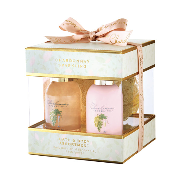 Chardonnay Sparkling Bath & Body Care Set (Champagne)