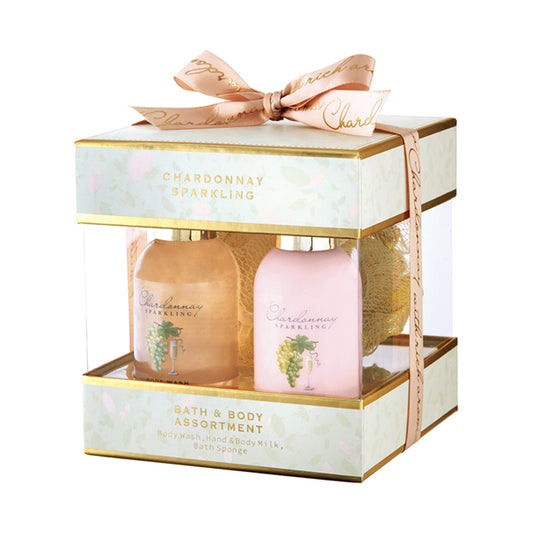 Chardonnay Sparkling Bath & Body Care Set (Champagne)