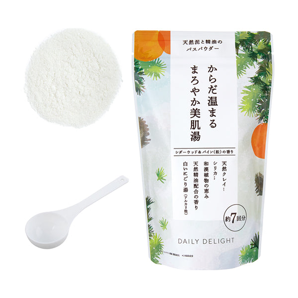 daily delight Mellow Skin Bath Powder L, 350g (Cedarwood & Pine)