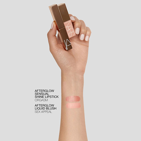 NARS Afterglow Lipstick & Mini Liquid Blush Duo, 04494 ORGASM,SEX APPEAL, 1.5g+3.2ml