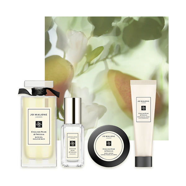 English Pear Bath & Body Set, 30ml, 9ml, 15ml, 15ml