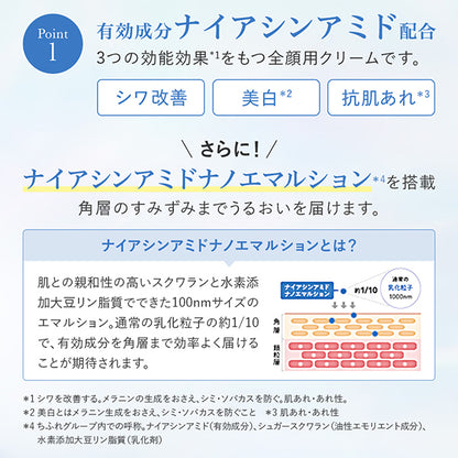 Wrinkle Serum Cream, 30g, Rich, Rose Scent