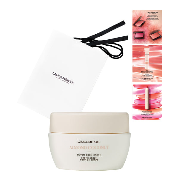 Serum Body Cream Midi Kit, Almond Coconut, 100ml + 0.03g x 3 shades + 0.18g x 3 shades + 0.02g x 3 shades + W145×H205×D90mm, Almond Coconut