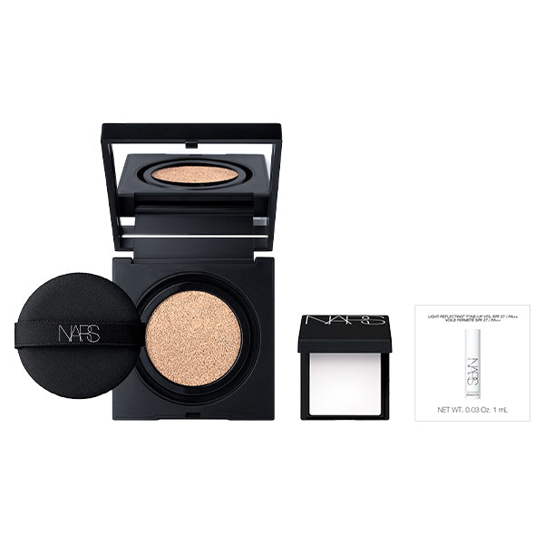Cushion Foundation Kit <Natural Radiant> 5880, SPF50 PA+++, 5880 Mont Blanc, 12g + 1 sheet + 1.8g + 1ml