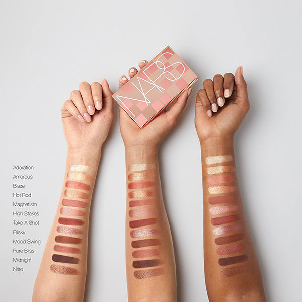 Afterglow Eyeshadow Palette Kit, 1g x 12 colors + 104mm +