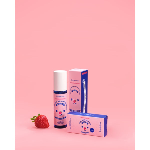 One Day's You Nose Peeling Set Strawberry Edition (100ml + 30 Sheets)