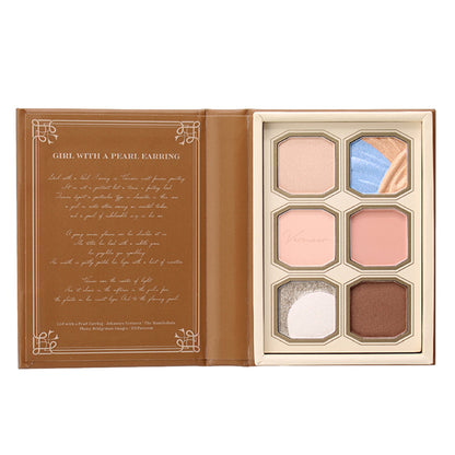 MilleFee Painting Eyeshadow Palette, 13 Girl with a Pearl Earring, 6g