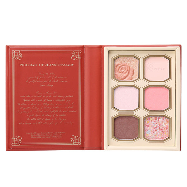 MilleFee Painting Eyeshadow Palette, 12 Portrait of Actress Jeanne Samary, 6g