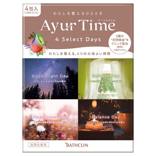 Ayur Time For Select Days Assortment, 40g x 4 Pack