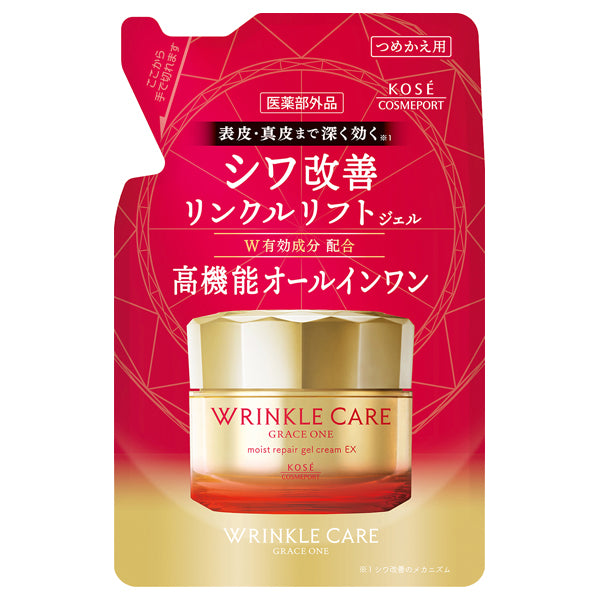 Grace One Wrinkle Care Moist Repair Gel Cream EX Refill, 90g