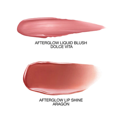 Mini Afterglow Liquid Blush & Lip Shine Duo, 3.2ml + 3.7ml