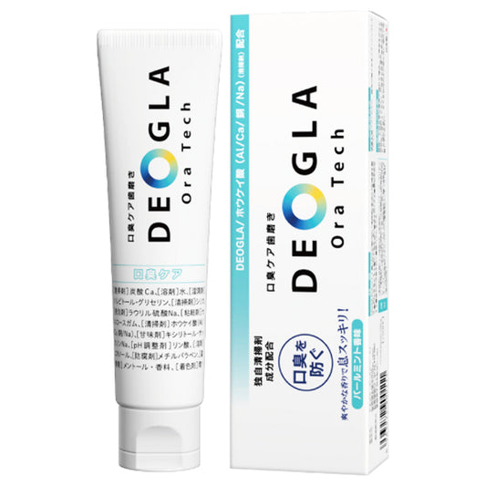 DEOGLA Ora Tech Original, 100g, Refreshing, low foam for thorough Brushing, Pearl Mint