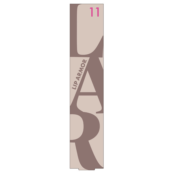 KiSS Lip Armor, 11 Formidable Frozen Mauve, 5g
