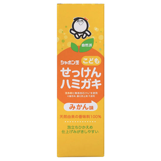 Shabondama Soap Kids Toothpaste Soap, 50g
