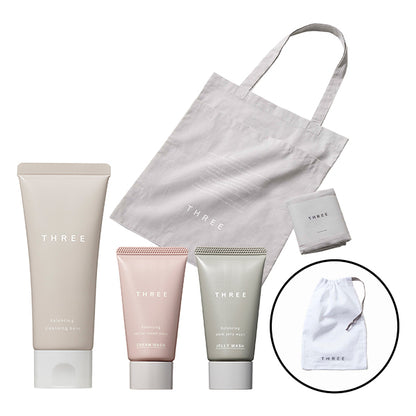 Balancing Cleansing Balm Tryout Kit, 90g+22g+22g