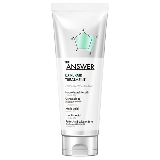 THE ANSWER EX Repair Treatment for Color Damage, 220g, Bergamot & Daphne scent