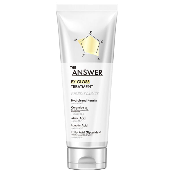 THE ANSWER EX GLOSS TREATMENT FOR HEAT DAMAGE, 220g, Bergamot & Daphne scent