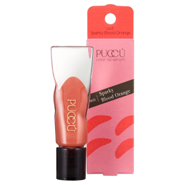 PUCCU Color Lip Serum (003 Sparky Blood Orange), 4g