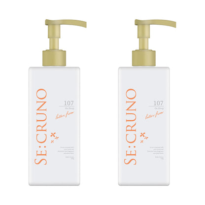 SE:CRUNO Body Cream Ozdrop 107 Set (Osmanthus & White Fruit), 195g x 2