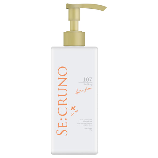 SE:CRUNO Body Cream Ozdrop 107 Set (Osmanthus & White Fruit), 195g x 2